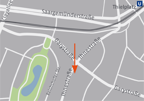 Stadtplanausschnitt
